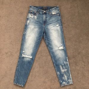 Abercrombie & Fitch high rise girlfriend jeans